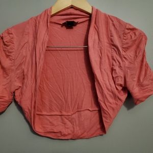 Seduction Hot Pink Cropped Sweater/Shirt - Size M